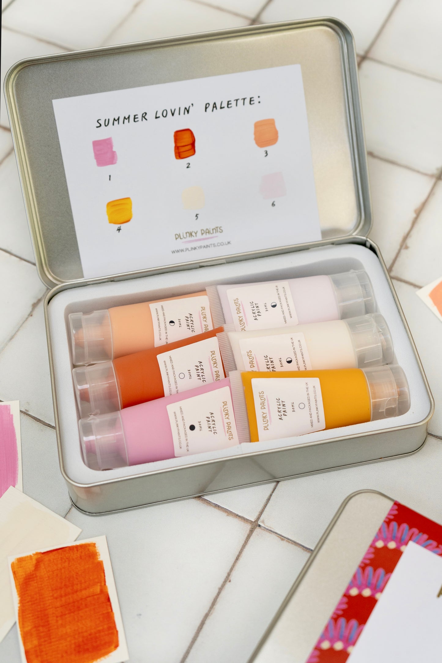 SUMMER LOVIN' Hand-Mixed Acrylic Paint Set