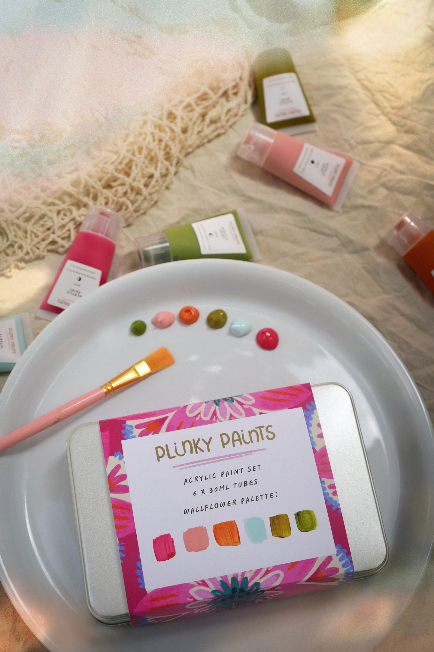 WALLFLOWER Hand-Mixed Acrylic Paint Set