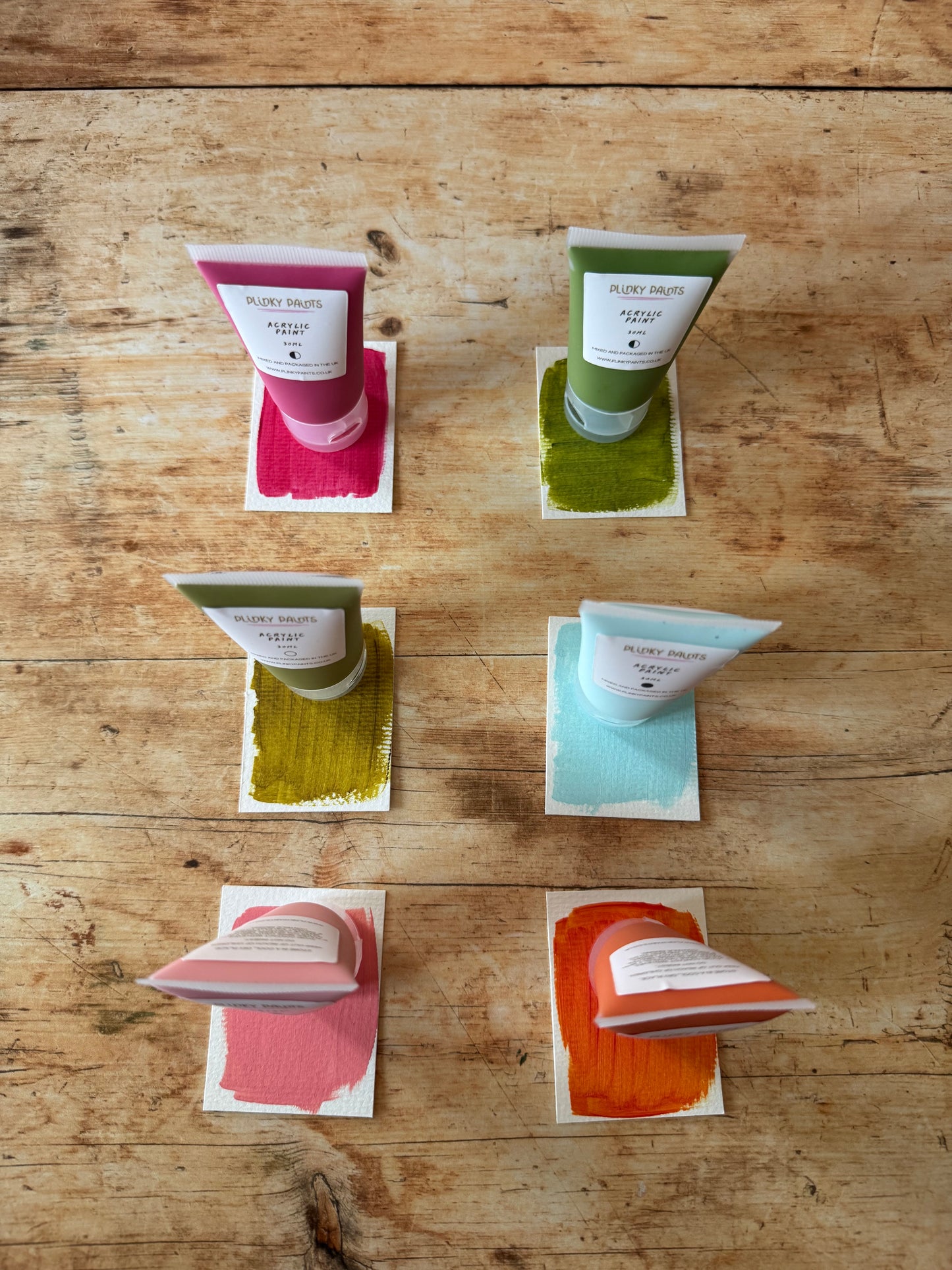 WALLFLOWER Hand-Mixed Acrylic Paint Set
