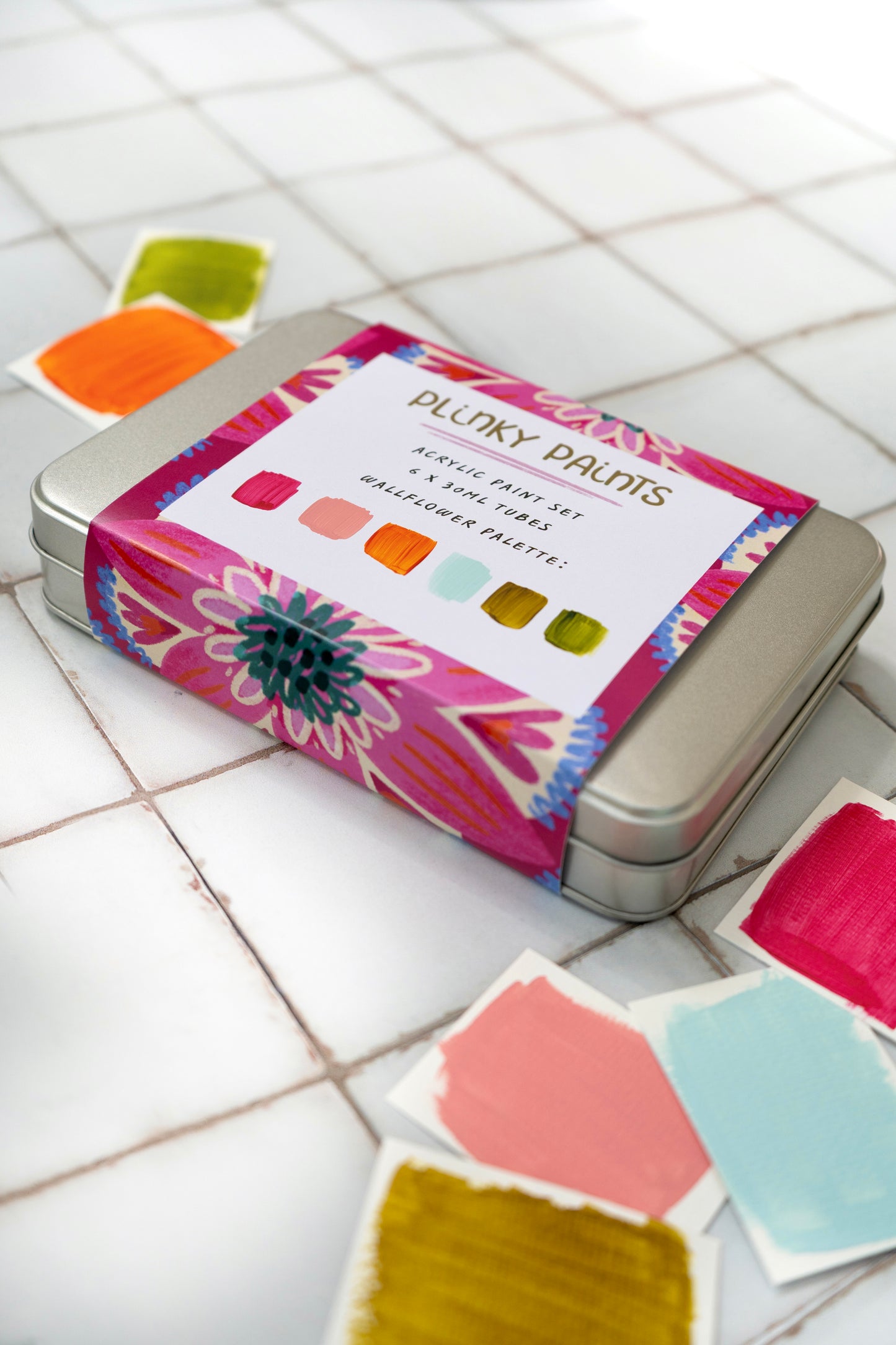 WALLFLOWER Hand-Mixed Acrylic Paint Set